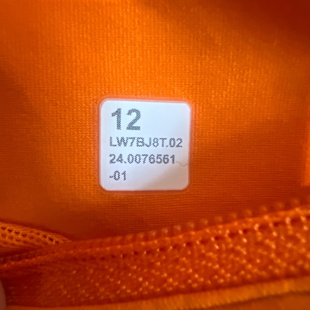 lululemon athletica Orange Speed Up High-Rise Lined Short size 12 - Picture 3 of 4